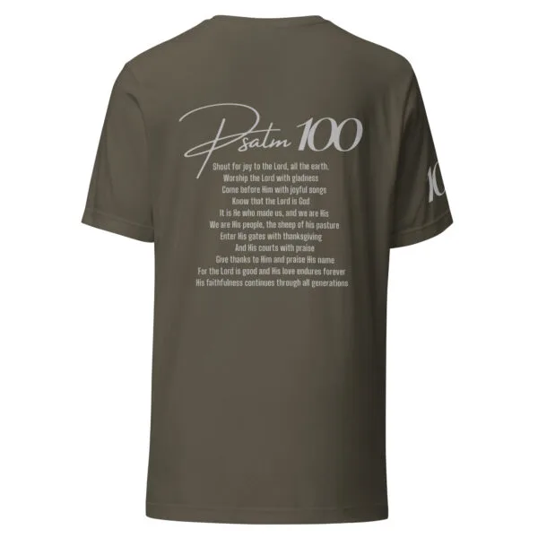 Psalm 100 Silver T-Shirt - Image 26
