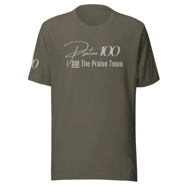 Psalm 100 Silver T-Shirt - Image 25