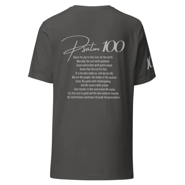 Psalm 100 Silver T-Shirt - Image 23