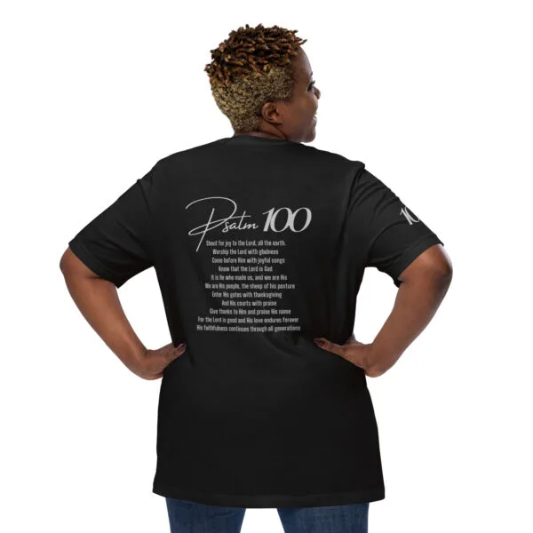 Psalm 100 Silver T-Shirt - Image 3