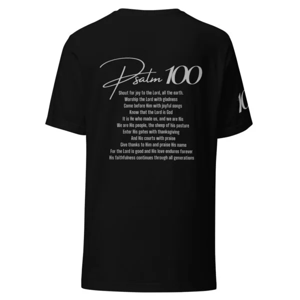 Psalm 100 Silver T-Shirt - Image 5