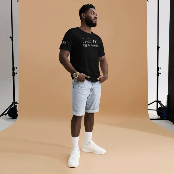 Psalm 100 Silver T-Shirt - Image 2