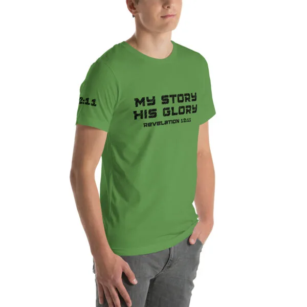 Revelation 12:11 My Story His Glory Unisex T-Shirt - Image 34