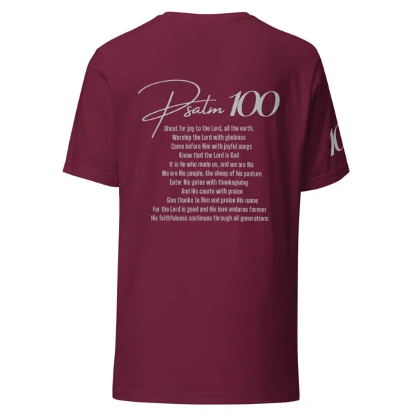 Psalm 100 Silver T-Shirt - Image 14