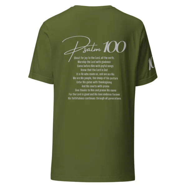 Psalm 100 Silver T-Shirt - Image 29