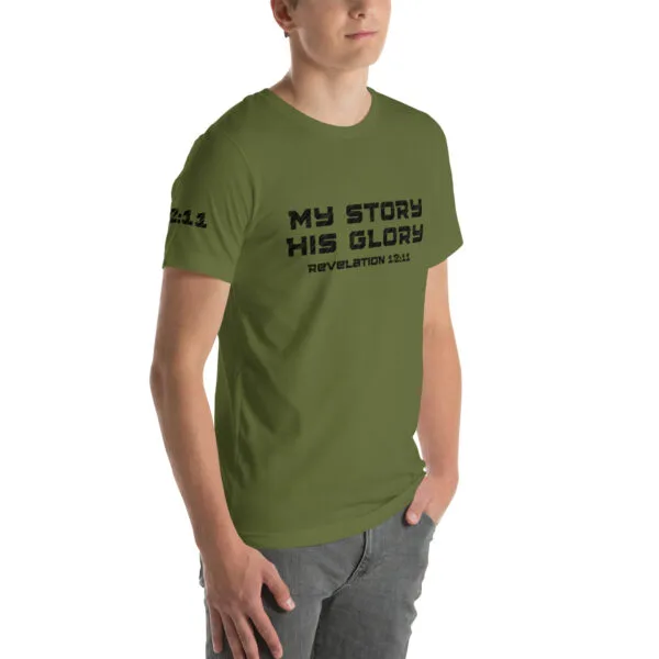 Revelation 12:11 My Story His Glory Unisex T-Shirt - Image 30