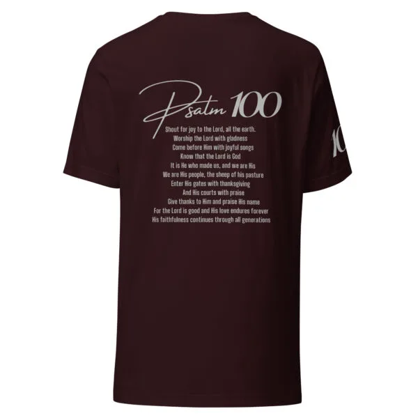 Psalm 100 Silver T-Shirt - Image 8