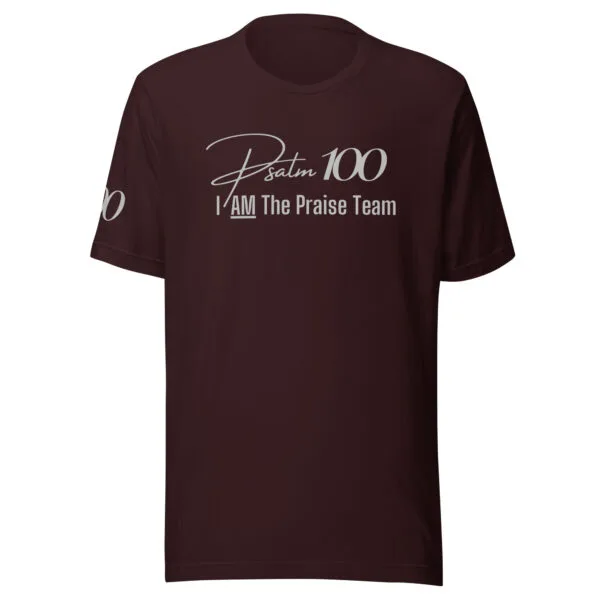 Psalm 100 Silver T-Shirt - Image 7