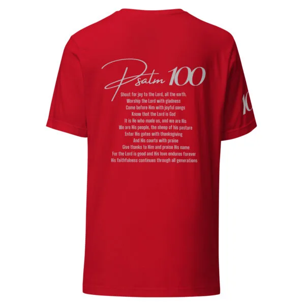 Psalm 100 Silver T-Shirt - Image 17