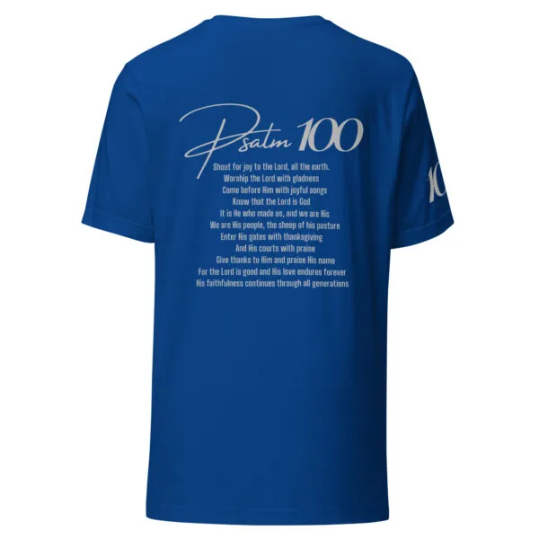 Psalm 100 Silver T-Shirt - Image 20