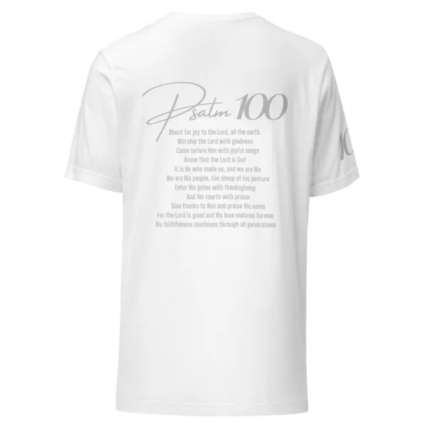 Psalm 100 Silver T-Shirt - Image 32