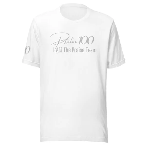 Psalm 100 Silver T-Shirt - Image 31