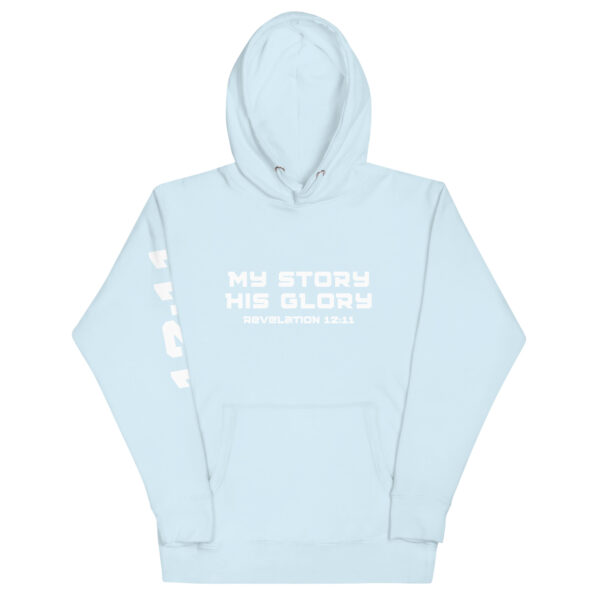 My Story His Glory Unisex Hoodie (White Graphic) - Image 25